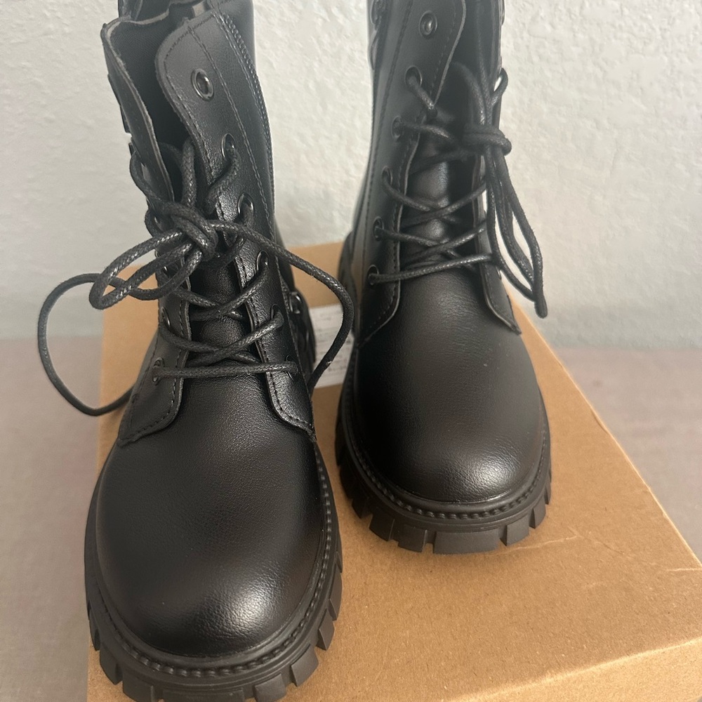 Black Combat Boots